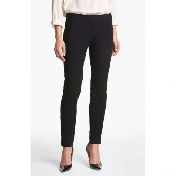 Diane Von Furstenberg Lena Knit Suiting Moto Leggings Size 8 - Picture 1 of 8